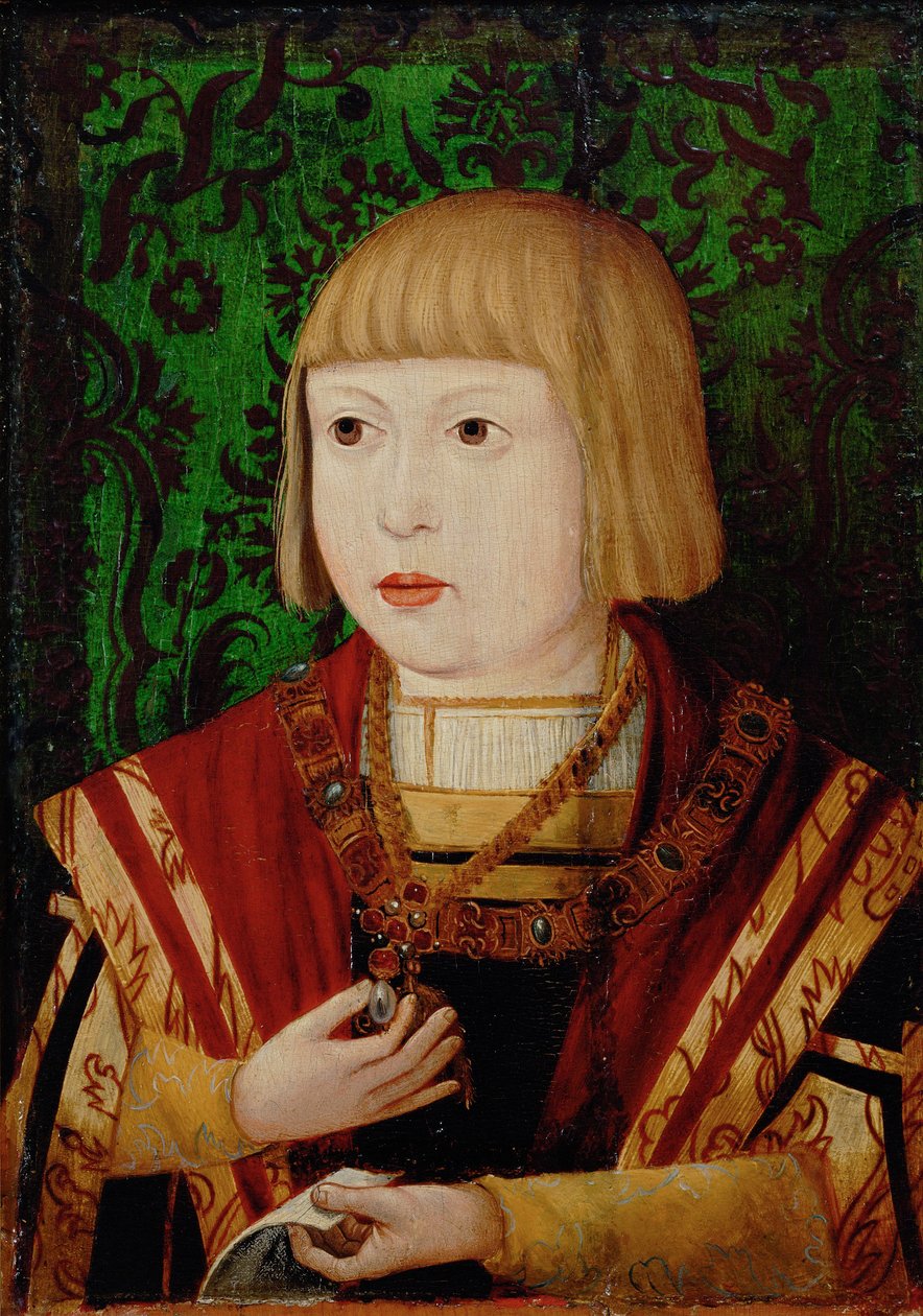 Keisari Ferdinand I 1503-1564 kymmenen tai kahdentoista vuoden iässä, n. 1520 tekijältä Unbekannt