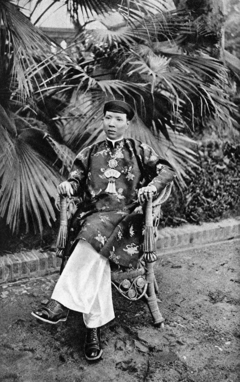Keisari Khai Dinh 1885-1925, Nguyen-dynastian 12. keisari, Annam, Vietnam, 1922 tekijältä Unbekannt