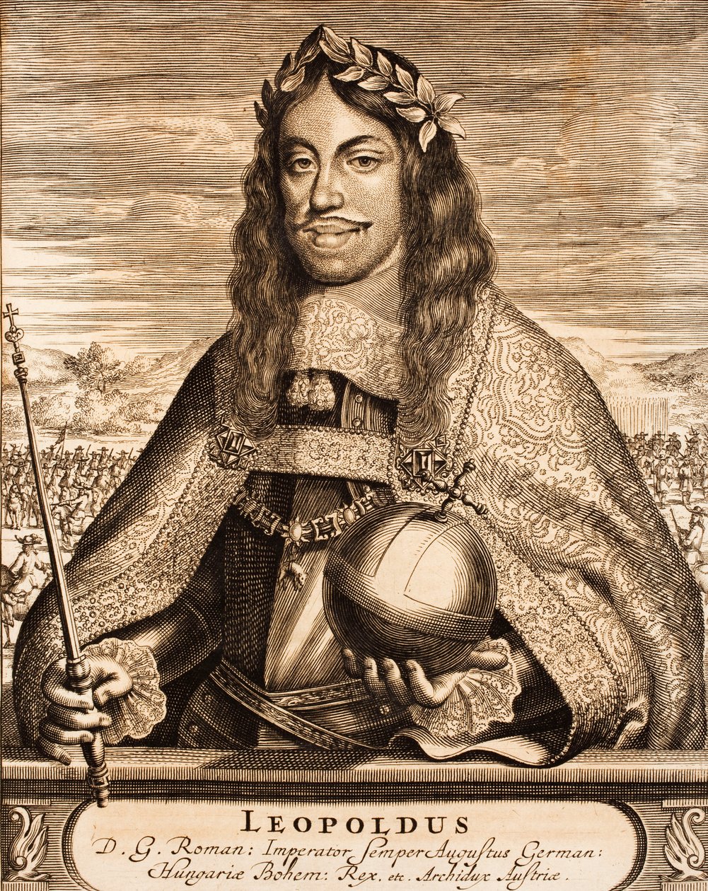 Keisari Leopold I 1640-1705 Lähde: Sotakohtaus, 1675. tekijältä Unbekannt