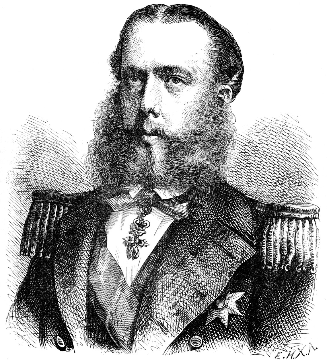 Meksikon keisari Maximilian, n. 1880 tekijältä Unbekannt