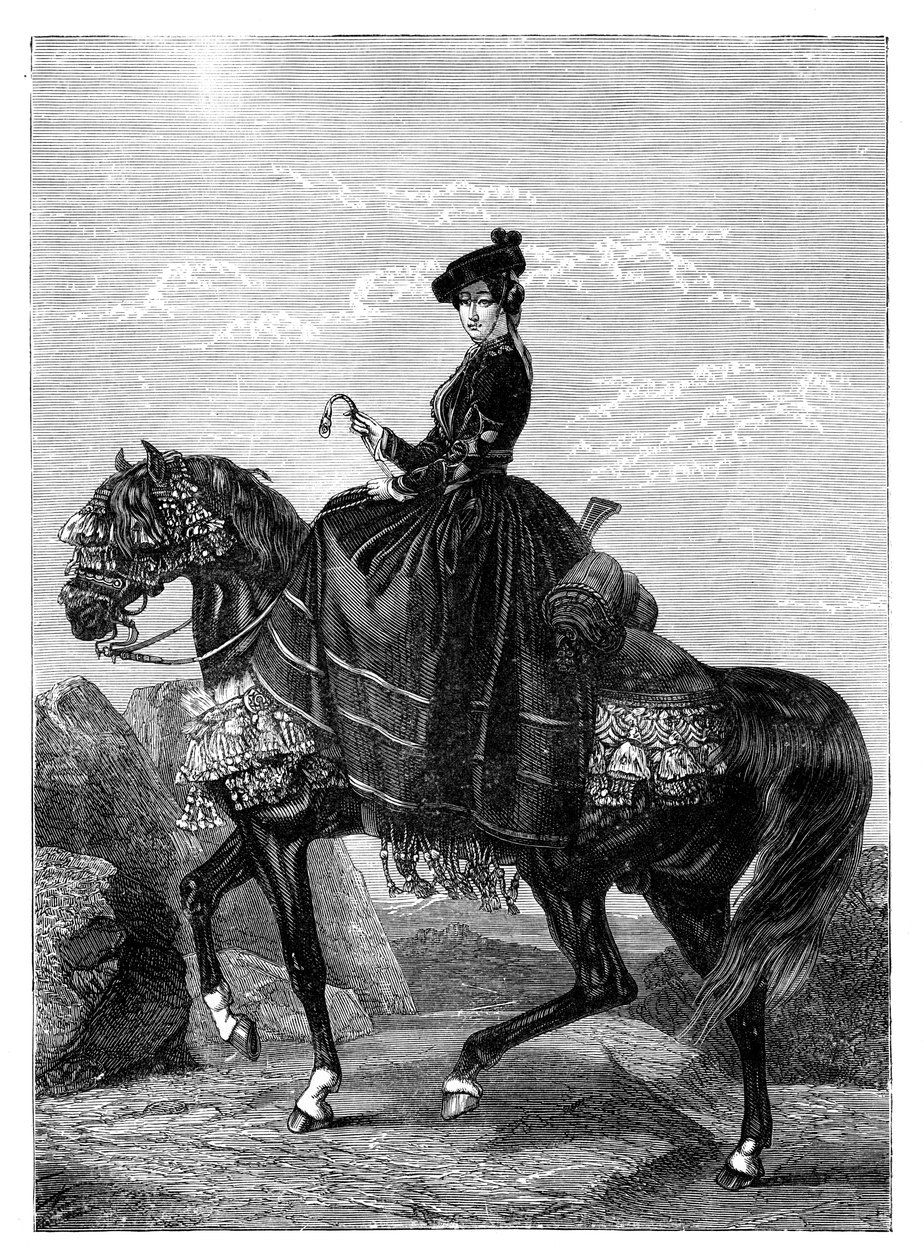Keisarinna Eugenie de Montijo 1826-1920 tekijältä Unbekannt