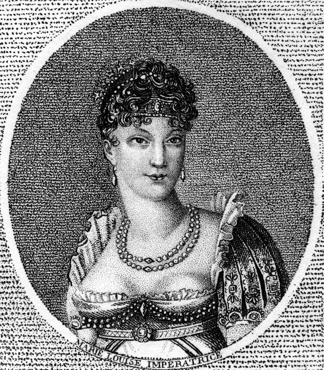 Keisarinna Marie Louise, Ranskan keisarinna, Napoleon Bonaparten toinen vaimo, 1791-1847 tekijältä Unbekannt