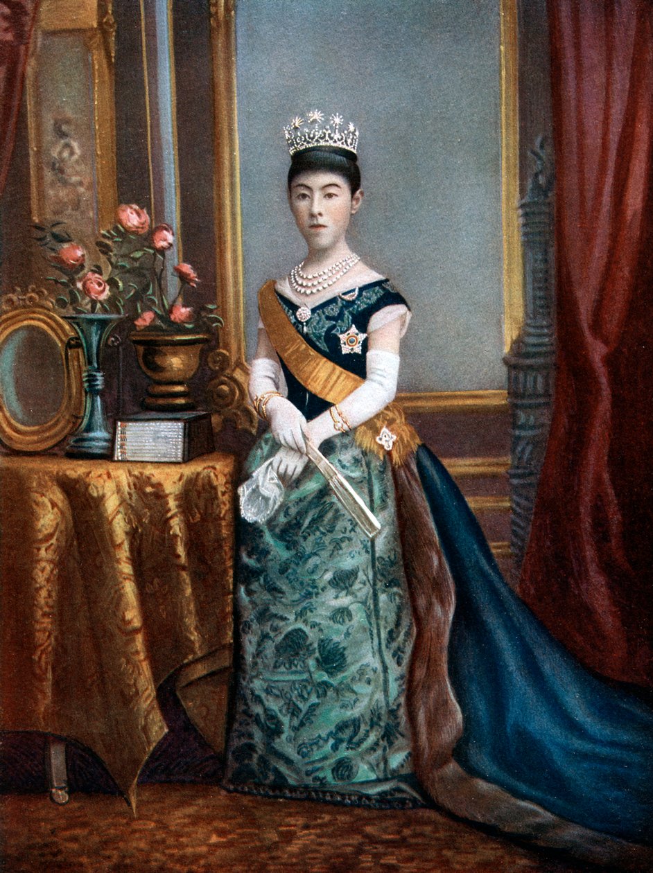 Keisarinna Shoken, Japanin keisarinna puoliso, 1800-luvun loppu - 1900-luvun alku tekijältä Unbekannt