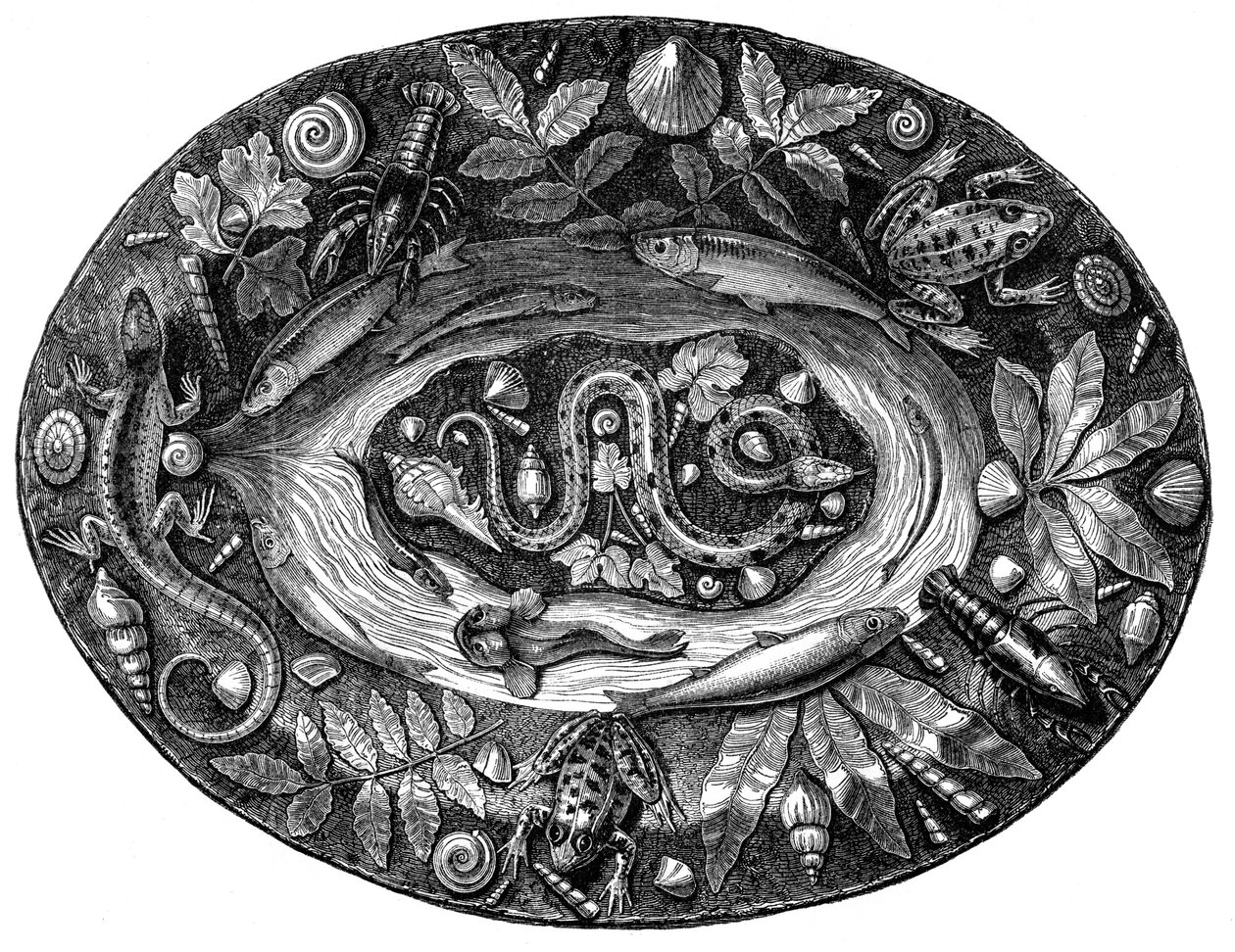 Bernard Palissyn emaloitu astia, 1500-luku, 1870 tekijältä Unbekannt