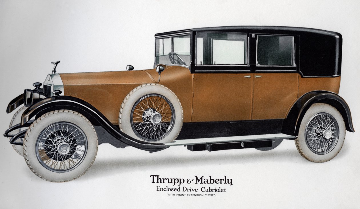 Umpikäyttöinen Rolls-Royce-ajoauto jatke suljettuna, c1910-1929 tekijältä Unbekannt