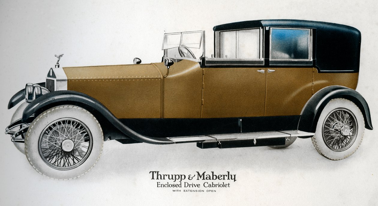 Umpikäyttöinen Rolls-Royce-ajoauto, jossa jatke auki, c1910-1929 tekijältä Unbekannt