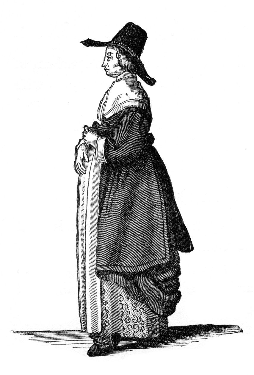 Englantilainen kauppiaan vaimo, 1649, 1910 tekijältä Unbekannt