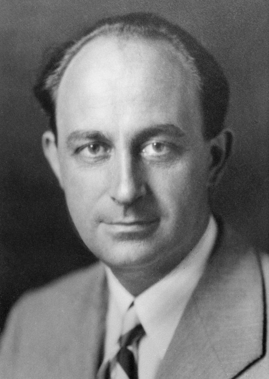 Enrico Fermi, italialaissyntyinen amerikkalainen ydinfyysikko, c1938 tekijältä Unbekannt