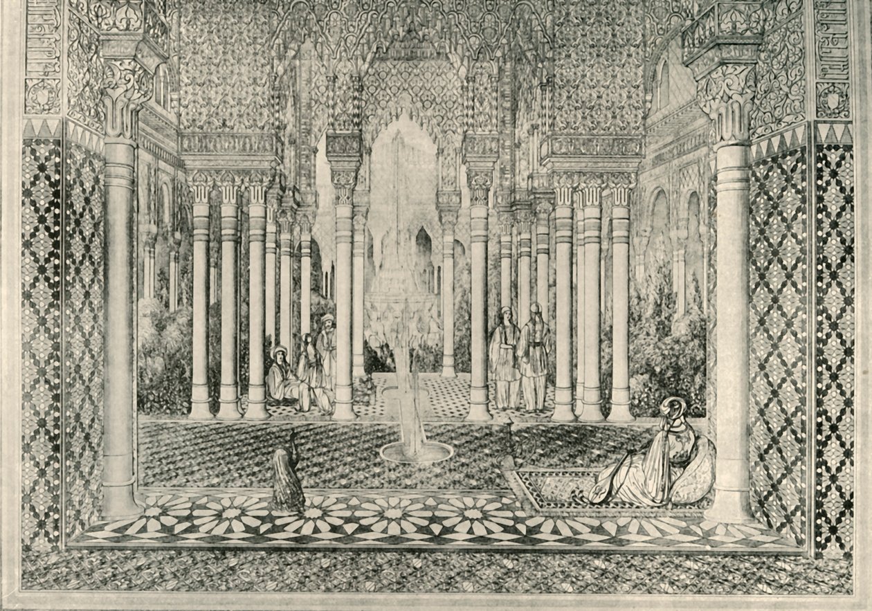 Leijonien hovin sisäänkäynti, 1800-luku, 1907. tekijältä Unbekannt