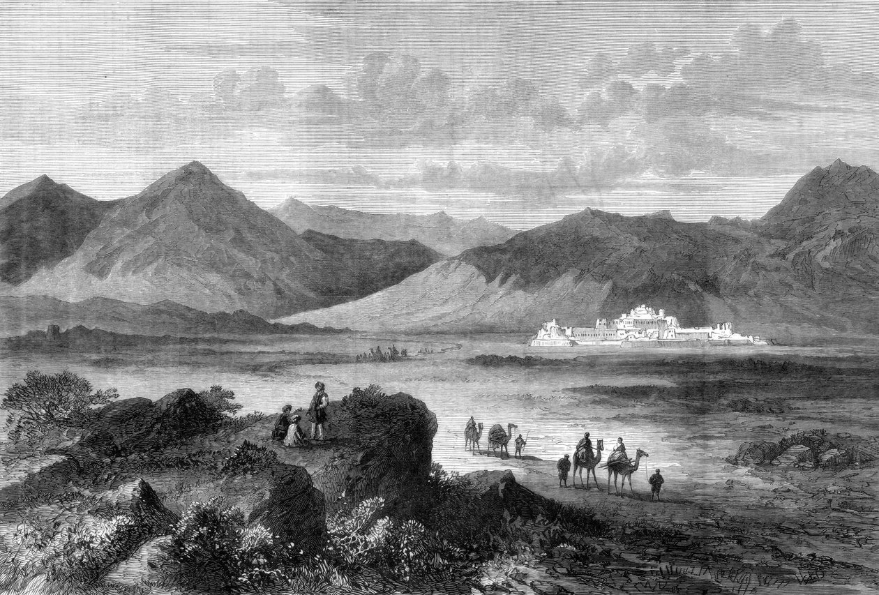 Sisäänkäynti Khyber Passiin ja Jamroodin linnakkeelle, Afganistan, 1878 tekijältä Unbekannt