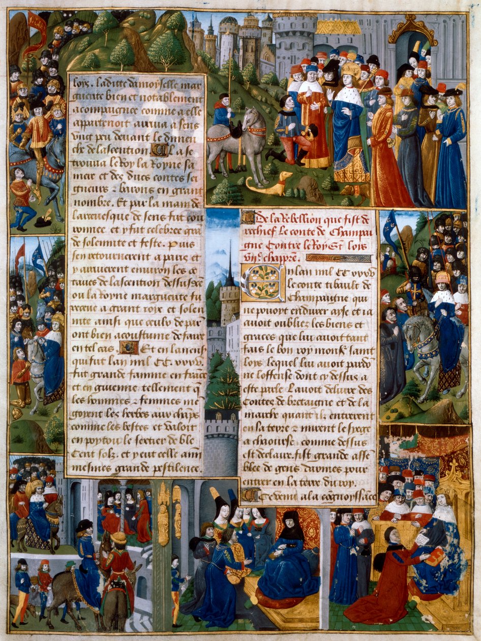 Jaksot Thibaut de Champagnen kapinasta 1400-luvulta tekijältä Unbekannt