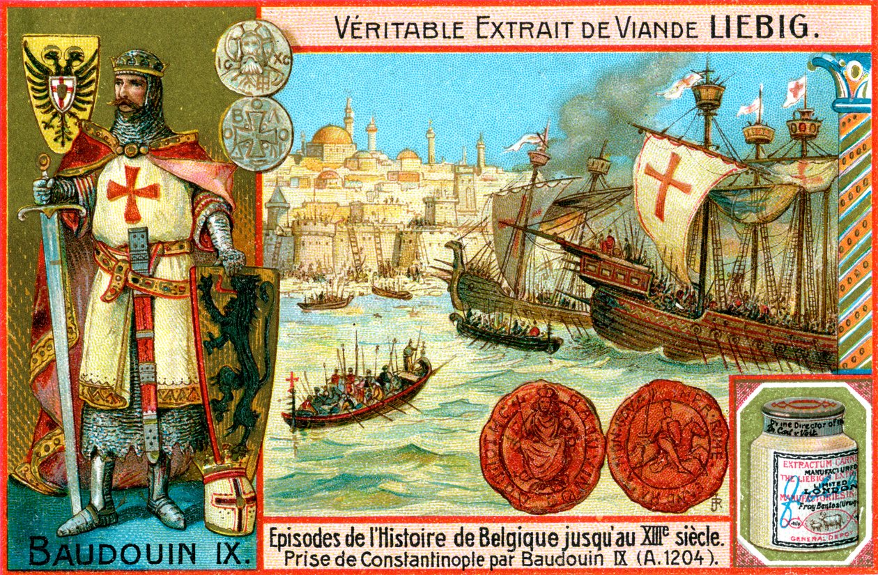 Jaksot Belgian historiassa 1200-luvulle asti: Baldwin I Konstantinopolista, 1900 tekijältä Unbekannt