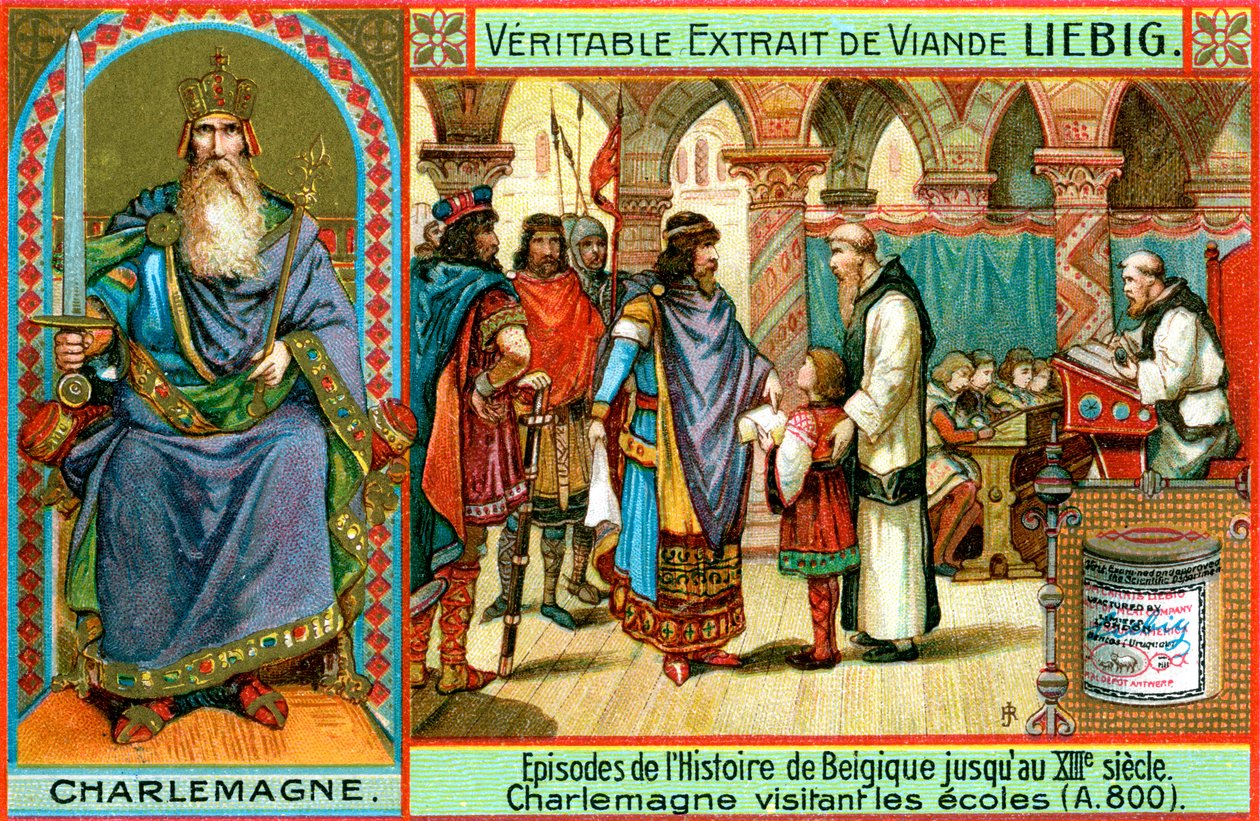 Jaksot Belgian historiassa 1200-luvulle asti: Kaarle Suuri, 1900 tekijältä Unbekannt