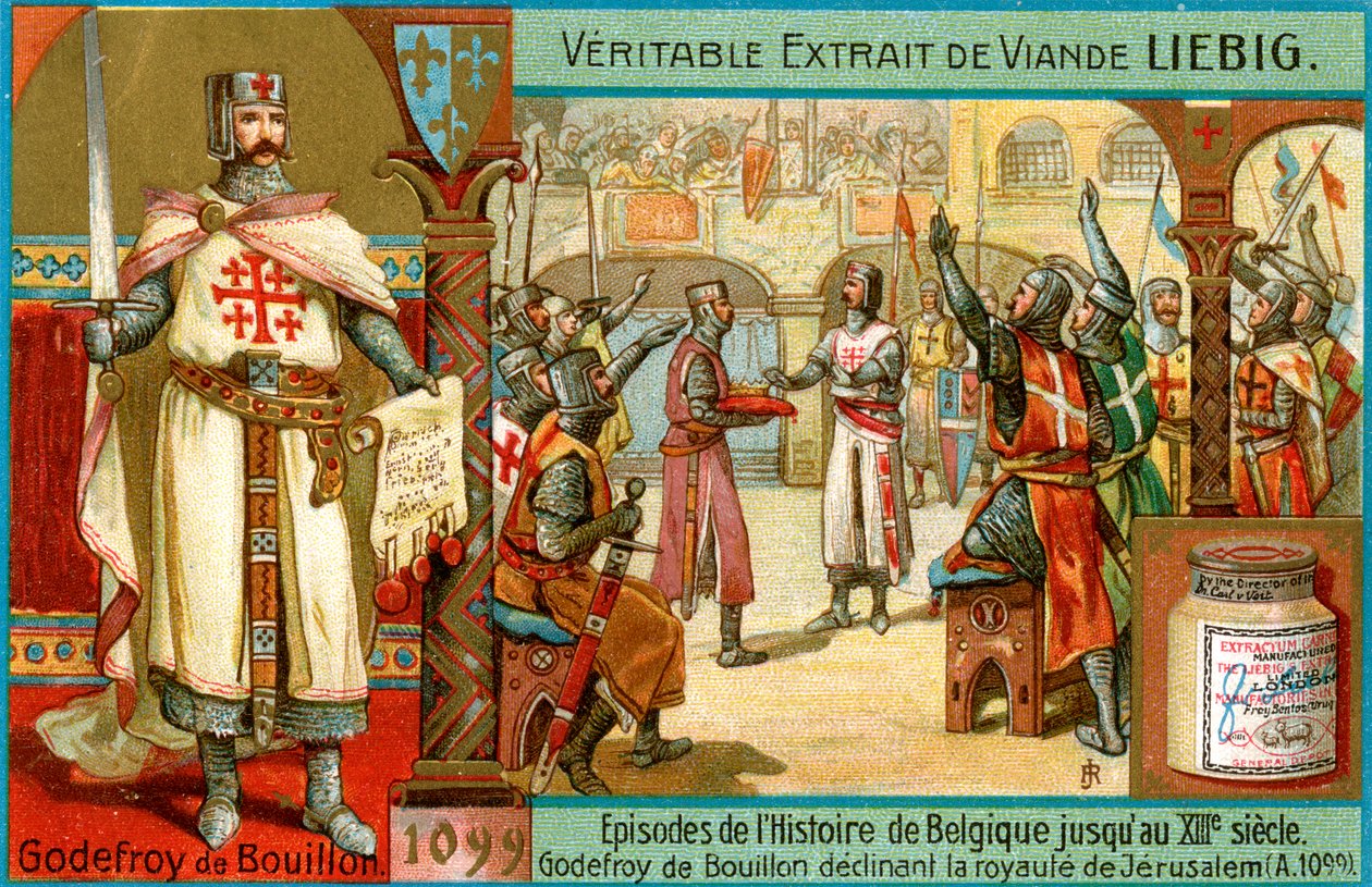 Jaksot Belgian historiassa 1200-luvulle asti: Godfrey of Bouillon, 1900 tekijältä Unbekannt