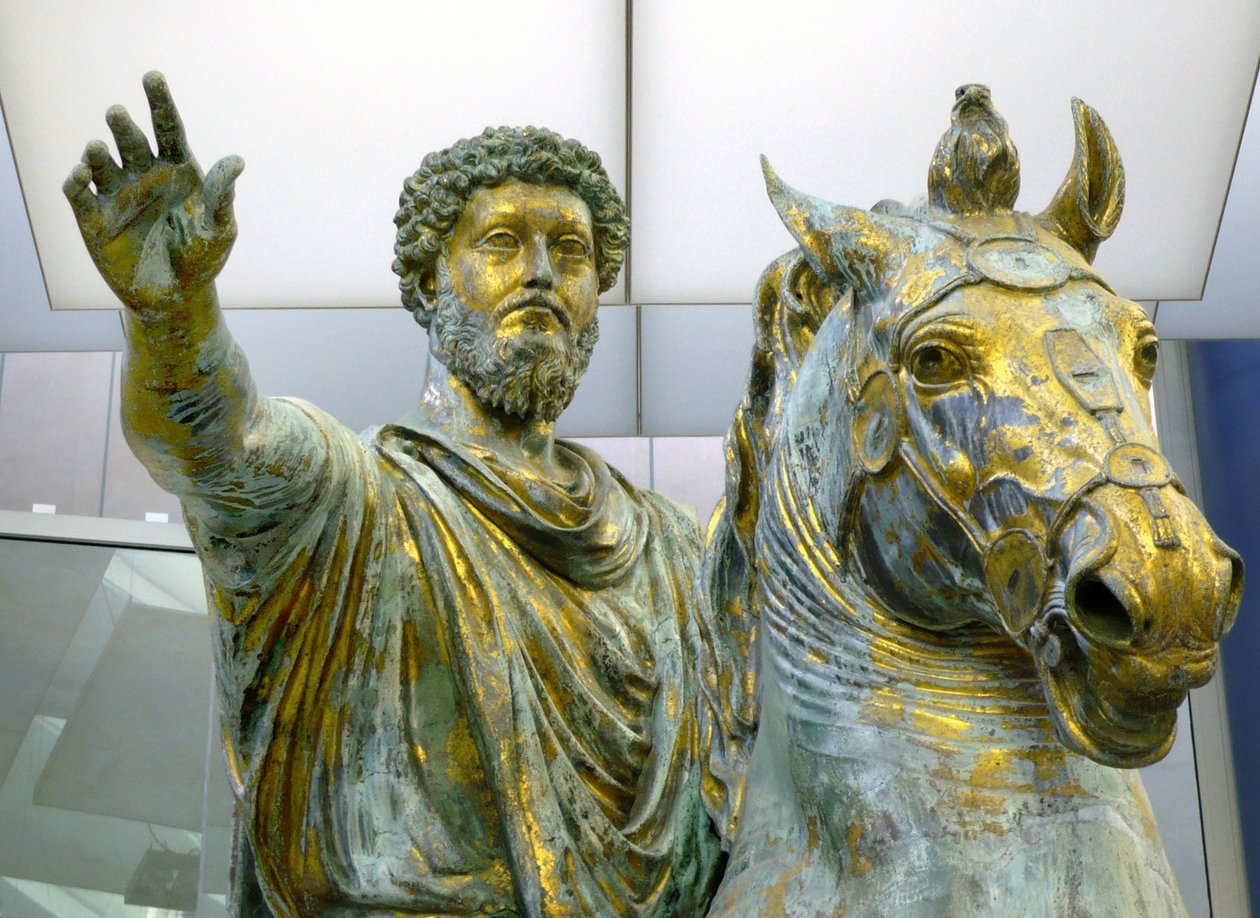 Marcus Aureliuksen ratsastuspatsas, 161-180 tekijältä Unbekannt
