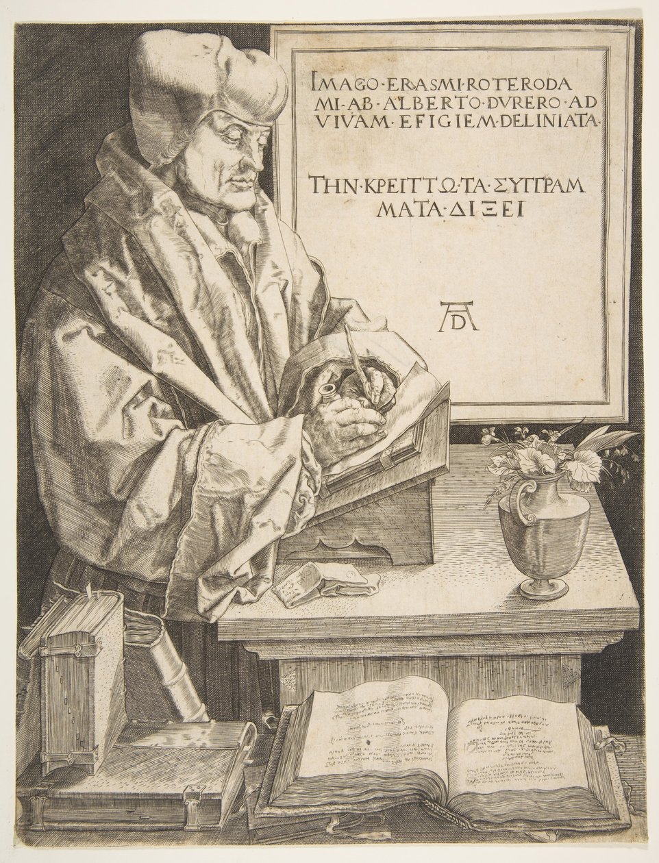 Erasmus of Rotterdam copy.n.d. tekijältä Unbekannt