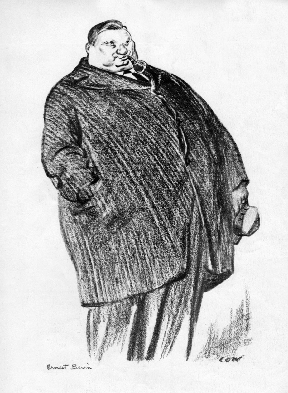 Ernest Bevin, brittiläinen työväenpuolueen poliitikko, 1933 tekijältä Unbekannt