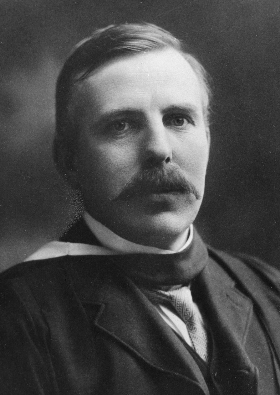 Ernest Rutherford 1871-1937, Nobel-palkittu atomifyysikko, c1908 tekijältä Unbekannt