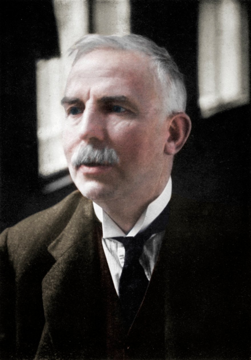 Ernest Rutherford 1871-1937, Nobel-palkittu atomifyysikko, c1908. tekijältä Unbekannt