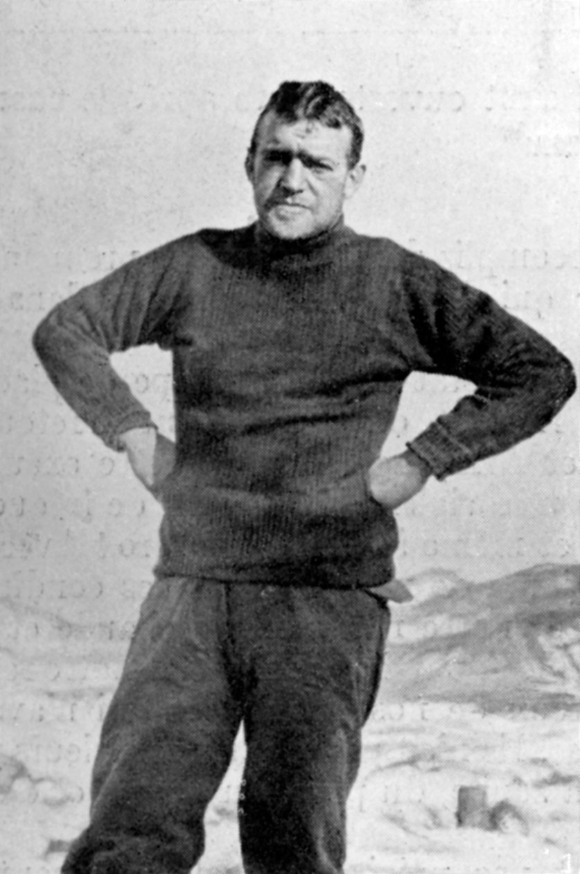 Ernest Shackleton, brittiläinen tutkimusmatkailija, Etelämanner, 1909 tekijältä Unbekannt