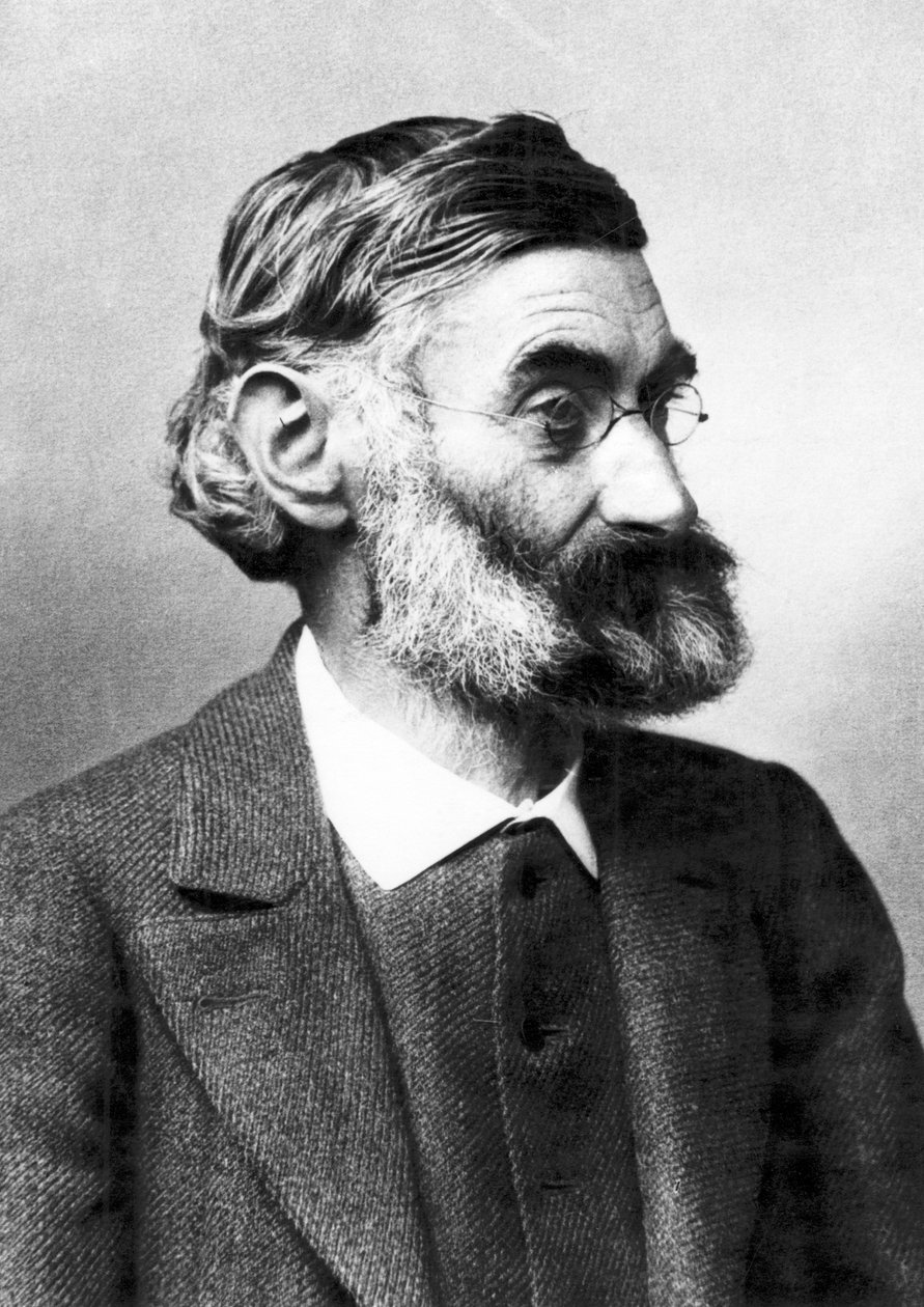 Ernst Abbe 1840-1905, saksalainen fyysikko tekijältä Unbekannt