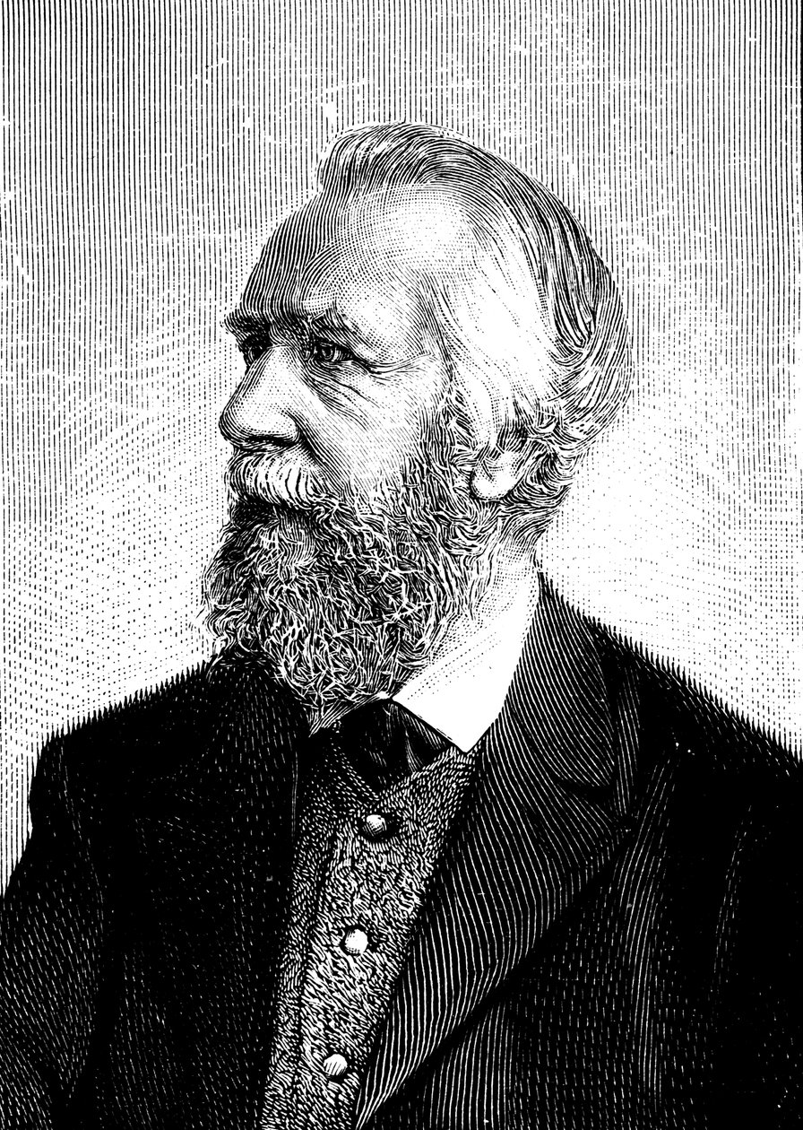 Ernst Haeckel 1834-1919, saksalainen eläintieteilijä ja evolutionisti tekijältä Unbekannt