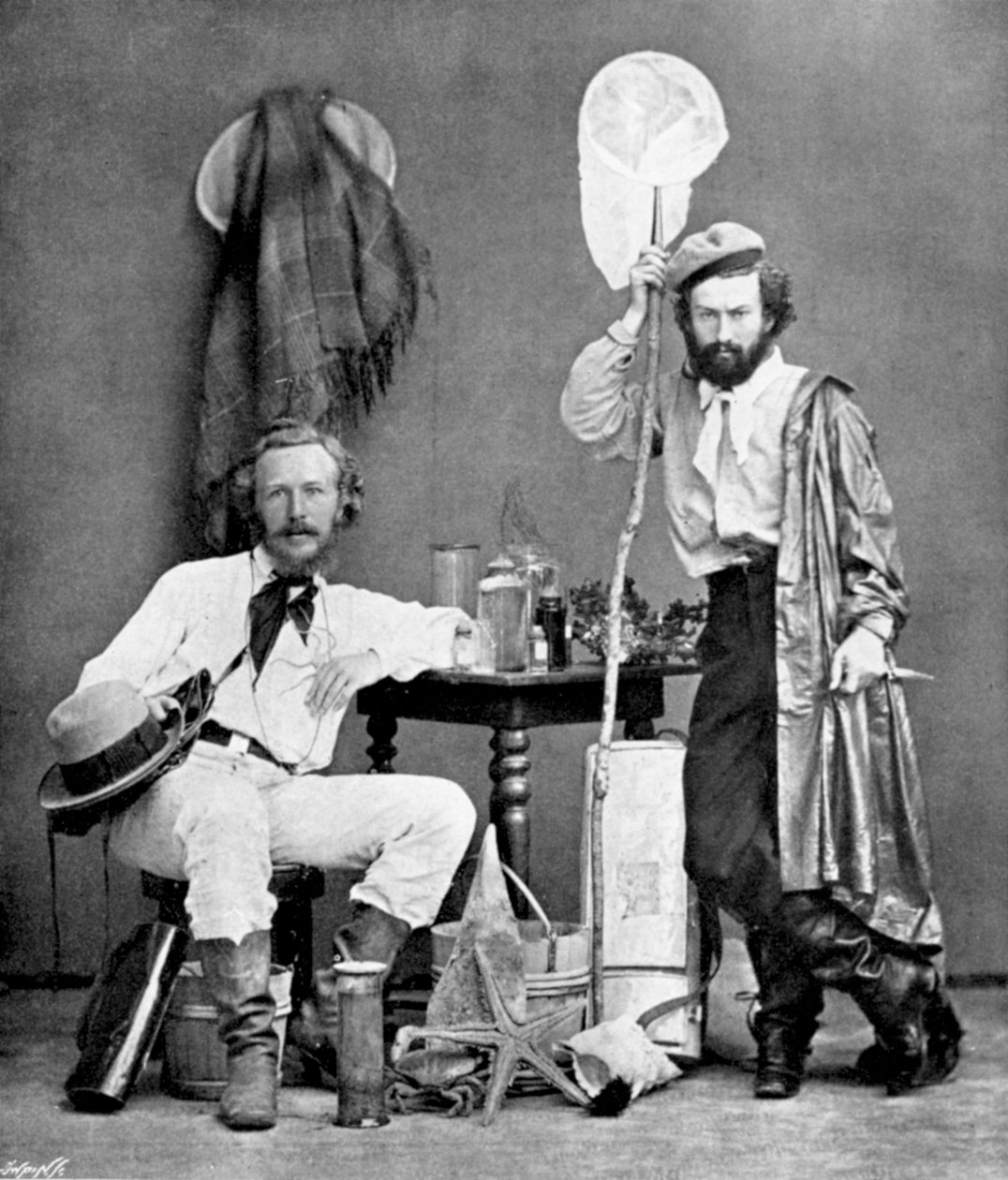 Ernst Haeckel, saksalainen eläintieteilijä ja evolutionisti, Kanariansaarilla, 1867 tekijältä Unbekannt