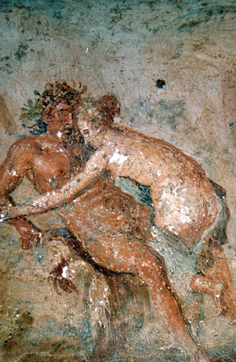 Eroottinen seinämaalaus, Pompei, Italia tekijältä Unbekannt