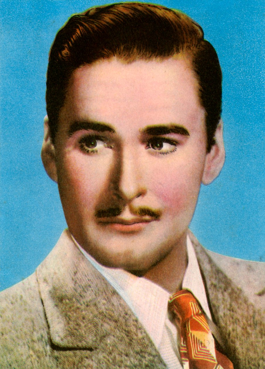 Errol Flynn 1909-1959, yhdysvaltalainen elokuvanäyttelijä, 1940-luku tekijältä Unbekannt