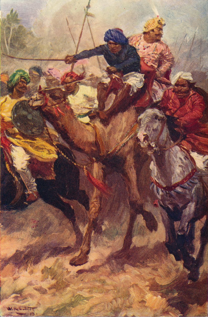 Suraja Dowlan pako Plasseysta, 1757 c1912 tekijältä Unbekannt