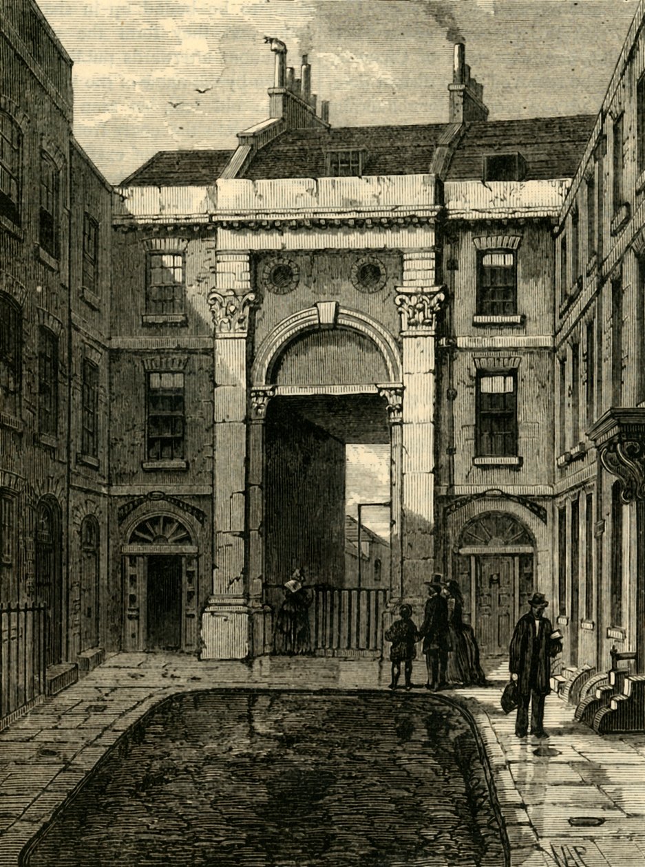 Essex Water Gate, Essex Street, Strand, 1881. tekijältä Unbekannt