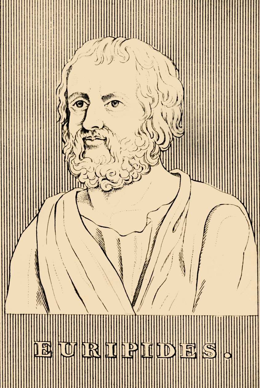 Euripides, 480-406 eKr., 1830. tekijältä Unbekannt