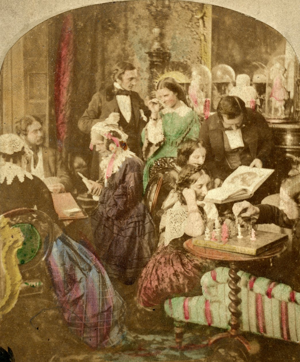 Illat kotona, 1800-luku tekijältä Unbekannt