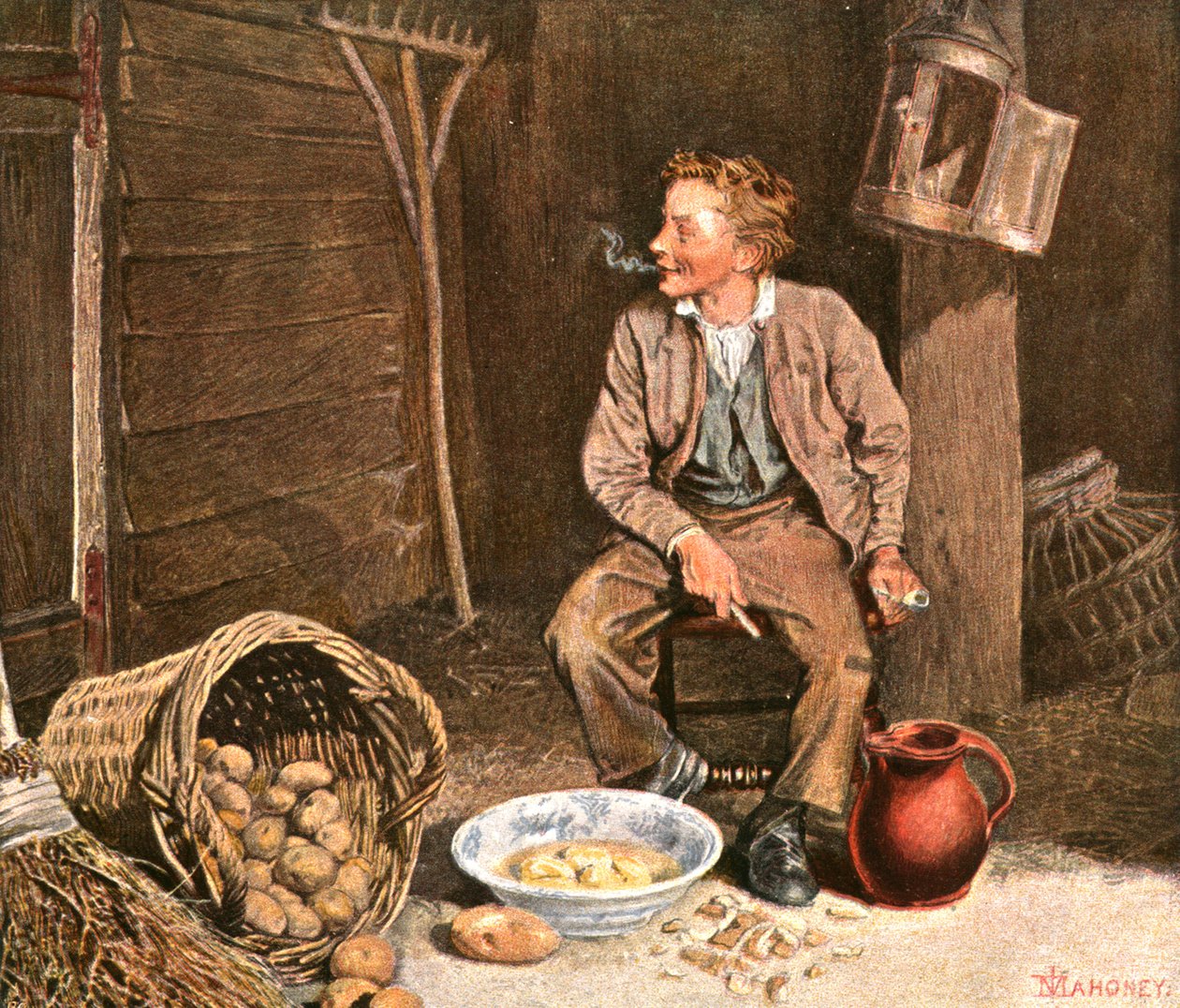 Jokainen tuumaa mies, c1900. tekijältä Unbekannt