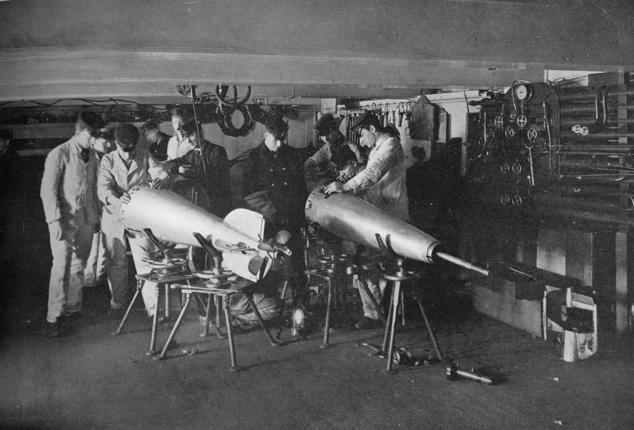 Tarkastellaan torpedoa, 1914 tekijältä Unbekannt