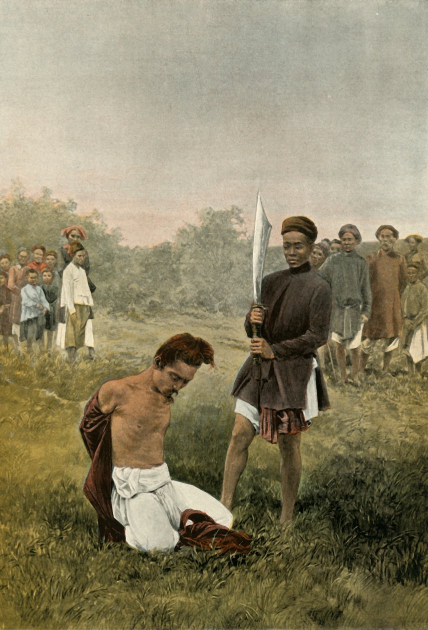 Execution Capitale, kuolemanrangaistus, 1900. tekijältä Unbekannt