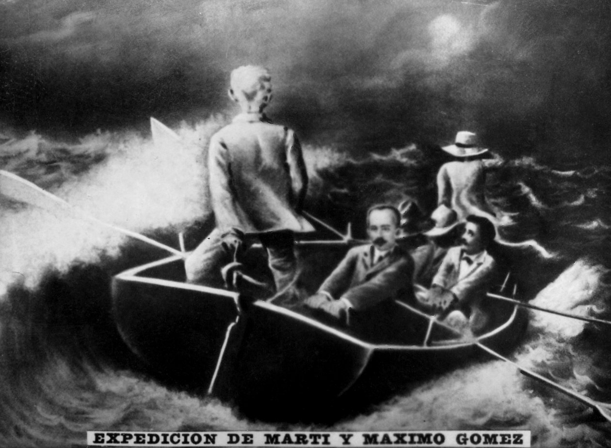Marti ja Maximo Gomezin tutkimusmatka, 1895, 1920-luku tekijältä Unbekannt