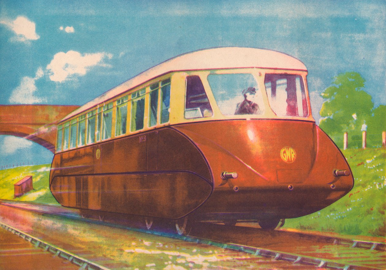 Express Diesel Engine Rail Car, G.W.R., 1940 tekijältä Unbekannt
