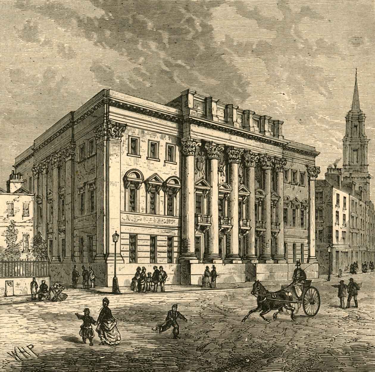 Goldsmiths Hallin ulkopuoli, 1897. tekijältä Unbekannt