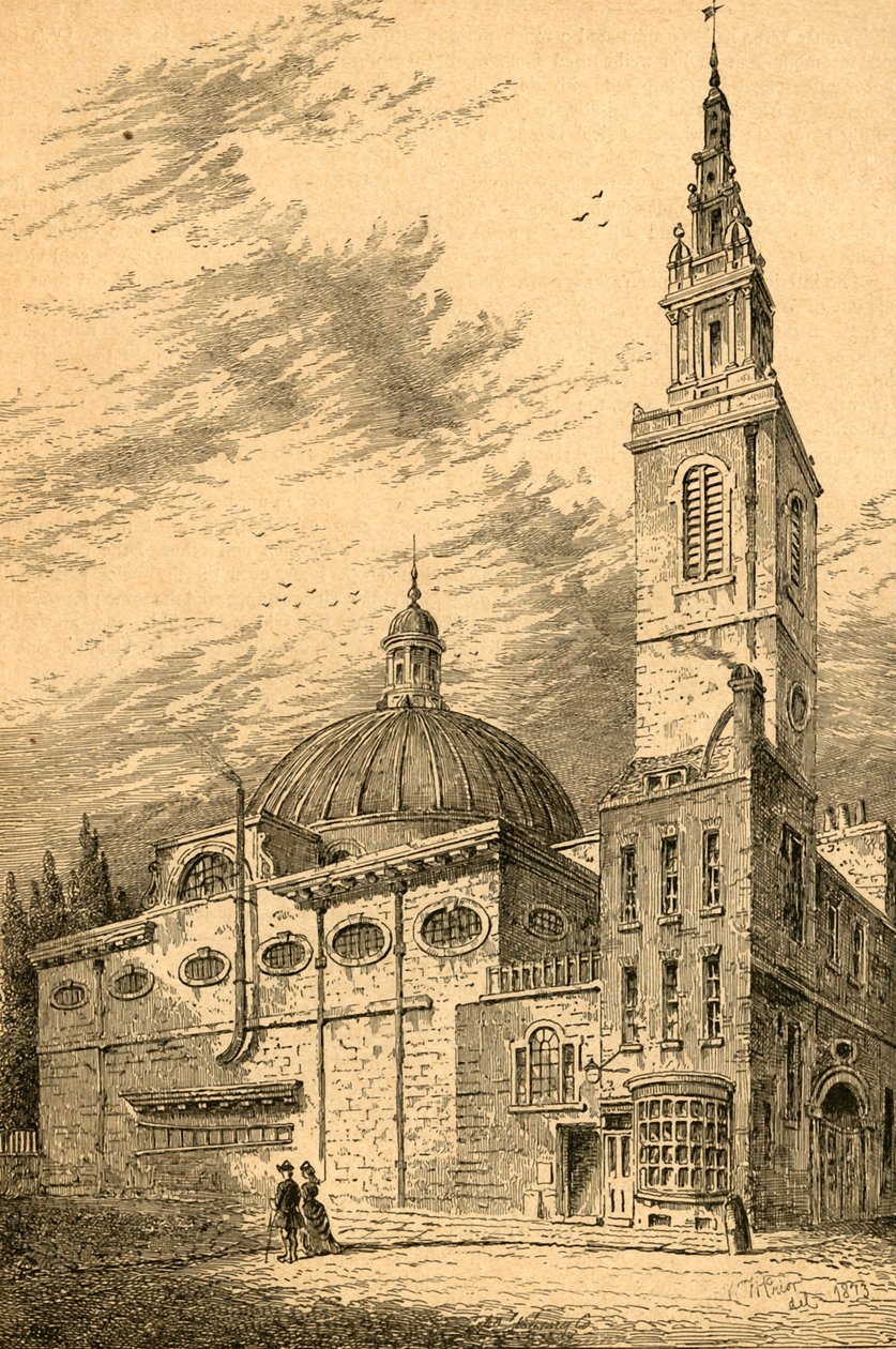 St. Stephens, Walbrook, 1700, 1897. tekijältä Unbekannt