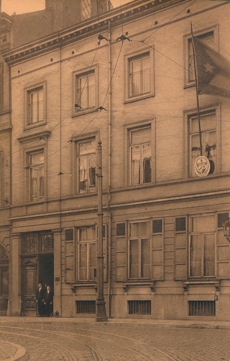 Kuuban suurlähetystön ulkopuoli Brysselissä, Belgiassa, 1927. tekijältä Unbekannt