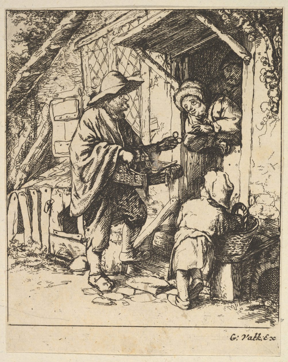 Silmälasikauppias, 1610-85. tekijältä Unbekannt