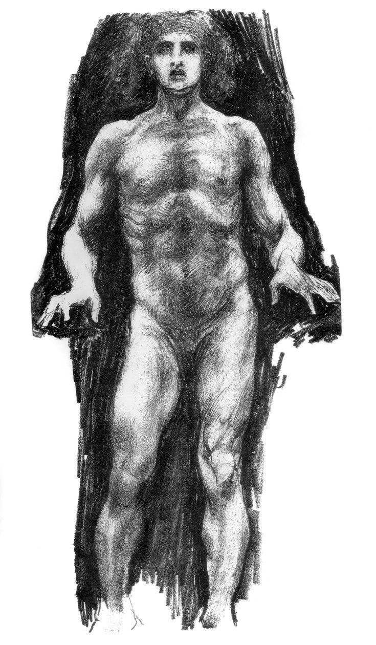 Faksimile Hubert Herkomerin luonnoskirjasta, c1880-1882 tekijältä Unbekannt