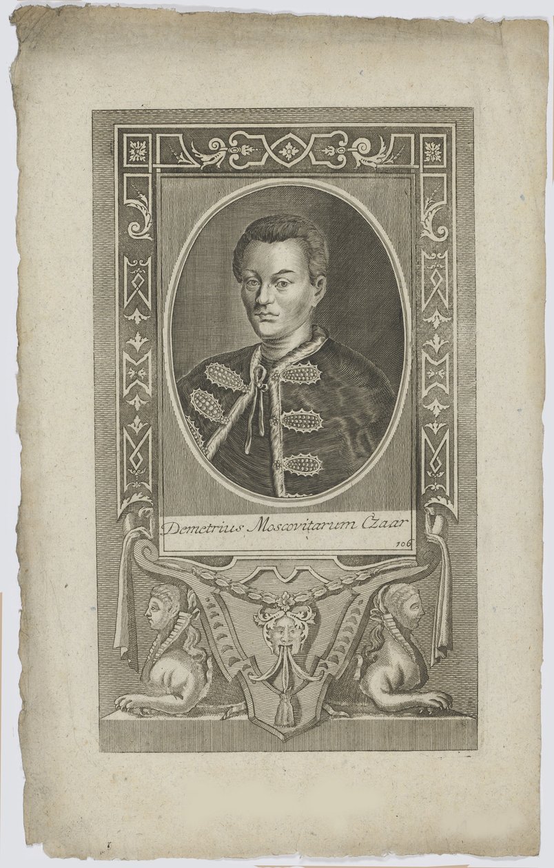 Väärä Dmitri I, noin 1723-1724. tekijältä Unbekannt