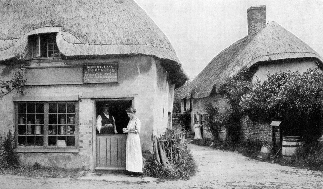 Perhekauppa, Bradford Peverellin kulma, Wessex, 1922 tekijältä Unbekannt