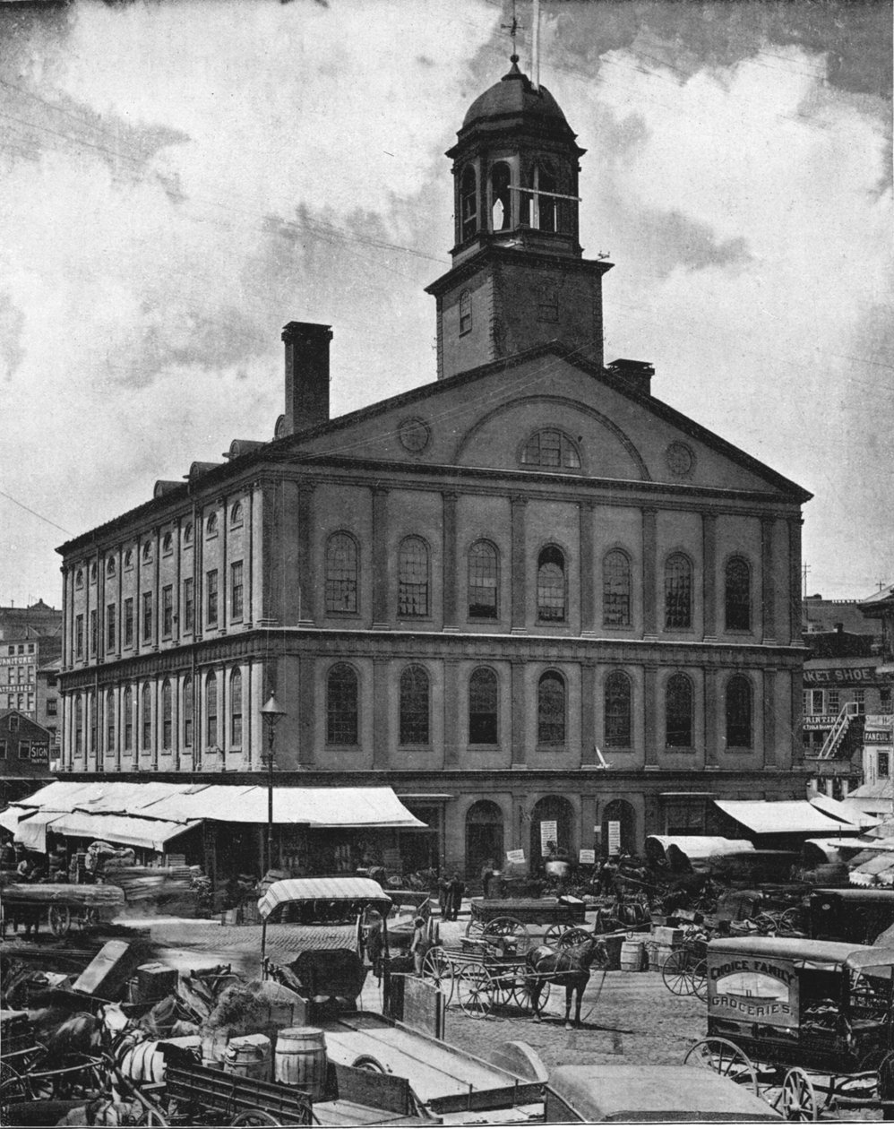 Faneuil Hall, Boston, USA, 1900. tekijältä Unbekannt