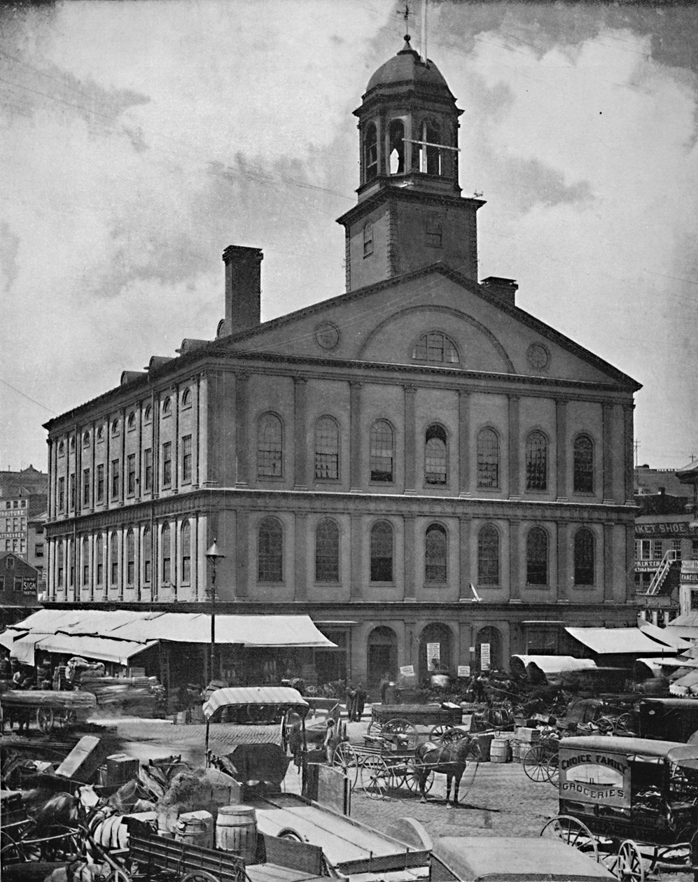 Faneuil Hall, Boston, 1897. tekijältä Unbekannt