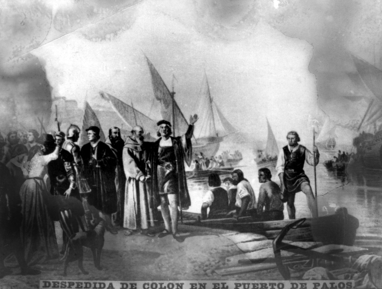 Jäähyväiset Kolumbukselle, 1482, 1920-luku tekijältä Unbekannt