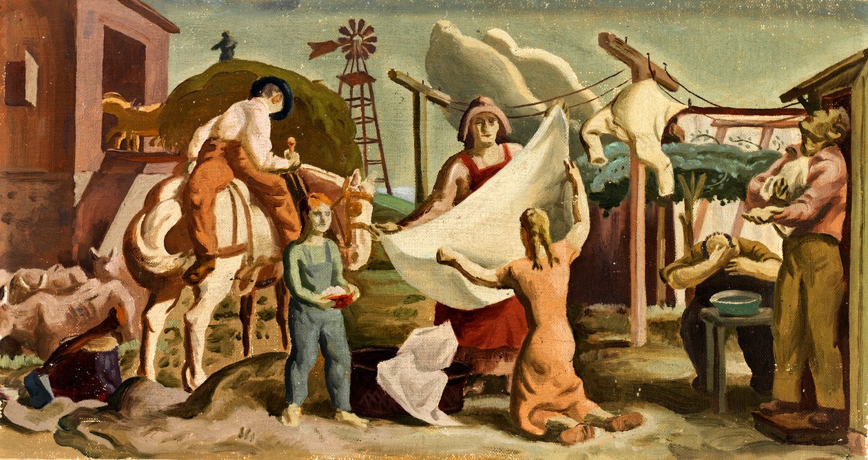 Farm Life seinämaalaustutkimus, n. 1933-1943. tekijältä Unbekannt