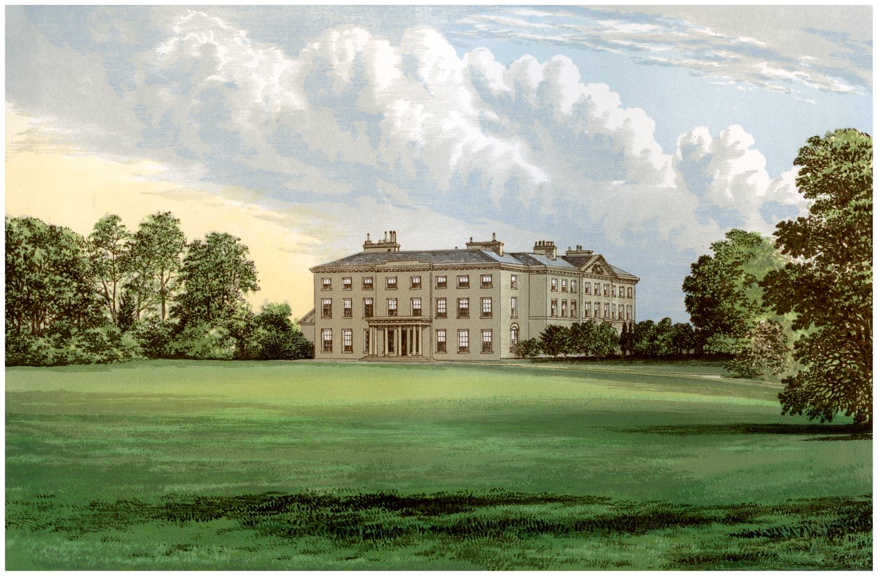 Farnham Lodge, County Cavan, Irlanti, Lord Farnhamin koti, vuodelta 1880 tekijältä Unbekannt